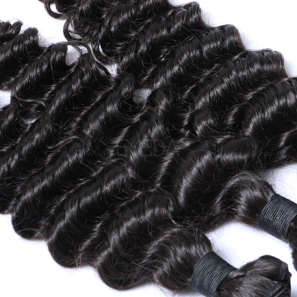 8A grade brazilian deep curl hair weaving LJ224